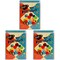 Toysmith Neato Classics 160 Marbles In A Tin Box - Retro Nostalgia Glass Shooter - 3 Pack